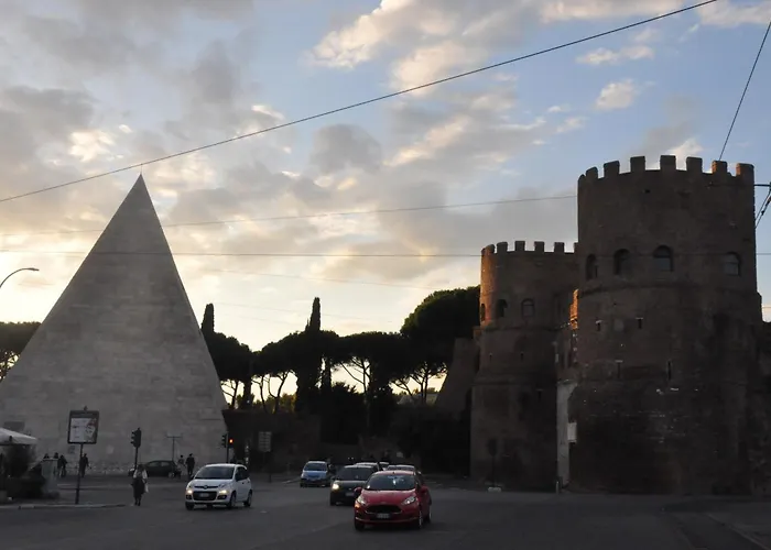 Piramide Metro & Ostiense Station Comfort Apartamento *